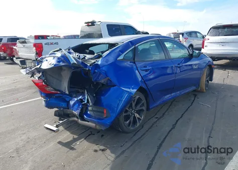 2021 Honda Civic Sport из США, поврежденный, VIN 2HGFC2F89MH533767